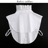 Women's Shirts Decoration Ruffle Fake Collar Autumn and Winter Solid Color Adjustment False Collars