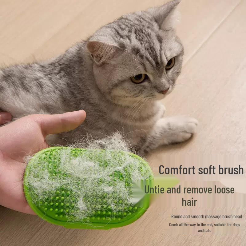 Silicone Cat Massage & Scratching Brush: Stress Relief, Bathing, Itch Relief & Grooming Tool