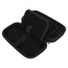 Game Console Storage Bag Hard Shell Dual Zipper Protective Portable Carrying Case for Switch Black Zipper Regular