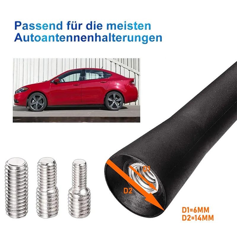 Strong Radio Roof Mount FM AM Black 6.5cm Length Auto Universal with Screws Car Antenna Mini Short Vehicle Accessories