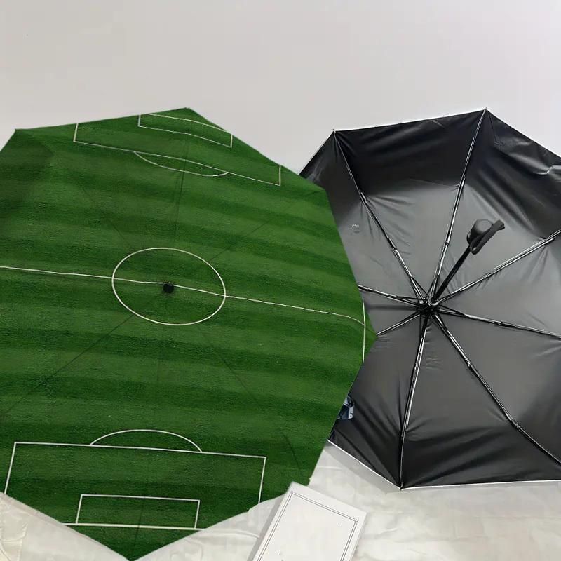1PC Soccer Field Umbrella-8-Rib Reinforced, Automatic Open, Lightweight & Durable, Fashion Accessory for Outdoor-D346