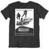 80er Jahre Film The Blues Brothers Retro Filmplakat Schwarzes T-Shirt Unisex T-Shirt