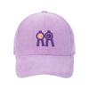 ROLLINGROLLEYE Ball Cap Purple Corduroy
