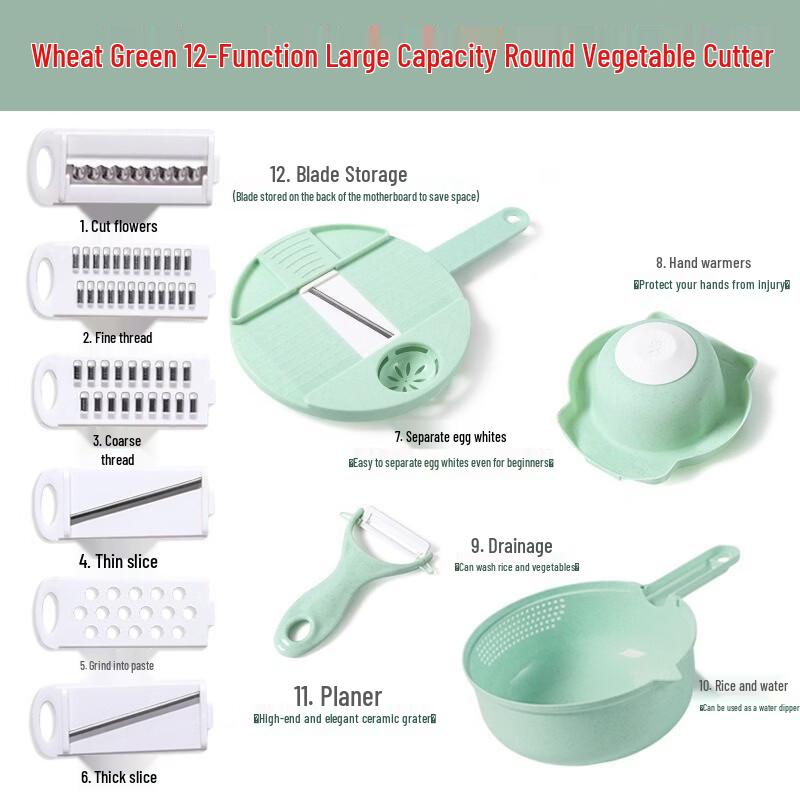 

ZISIZ Кухонный измельчитель и терка для овощей