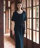Siyajyu Sia8042 Relaxed Jersey Wrap Dress_Black