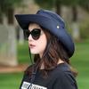 Fisherman Hat Wide Brim Breathable Mesh Sun Hat with Adjustable Drawstring Outdoor Climbing Fishing Hat