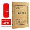 Thick Kraft Paper Archival File Boxes