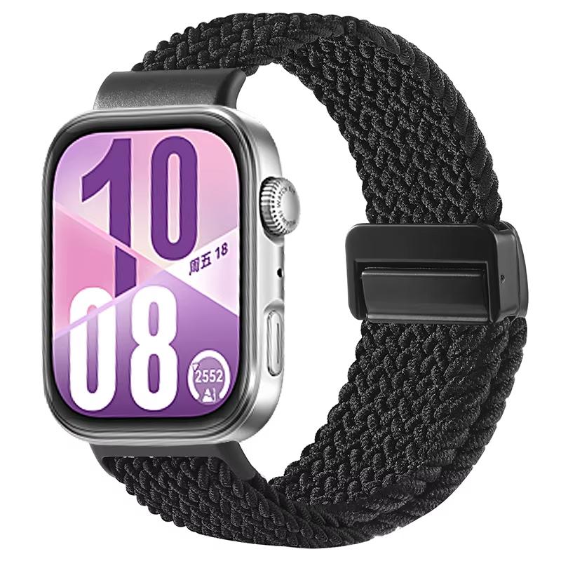 Magnetic band For HUAWEI watch fit 3 4 pro strap Smartwatch Accessories Braided solo loop Bracelet correa huawei watch fit4 band