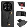 PU Leather Wallet Phone Case for Xiaomi Redmi Note 14 Pro+,14 Pro,POCO X7 5G Card Slots Dual Metal Button Shockproof Full‑Body Cover