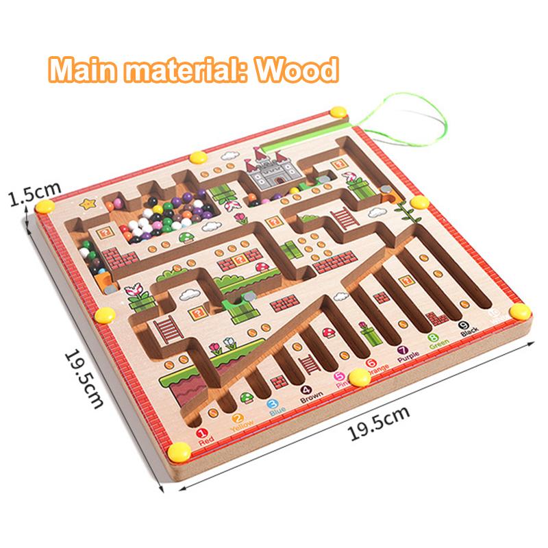 Children'S Magnetic Maze Ball Running Pen Running Logical Thinking Concentration Training Early Childhood Education Toys