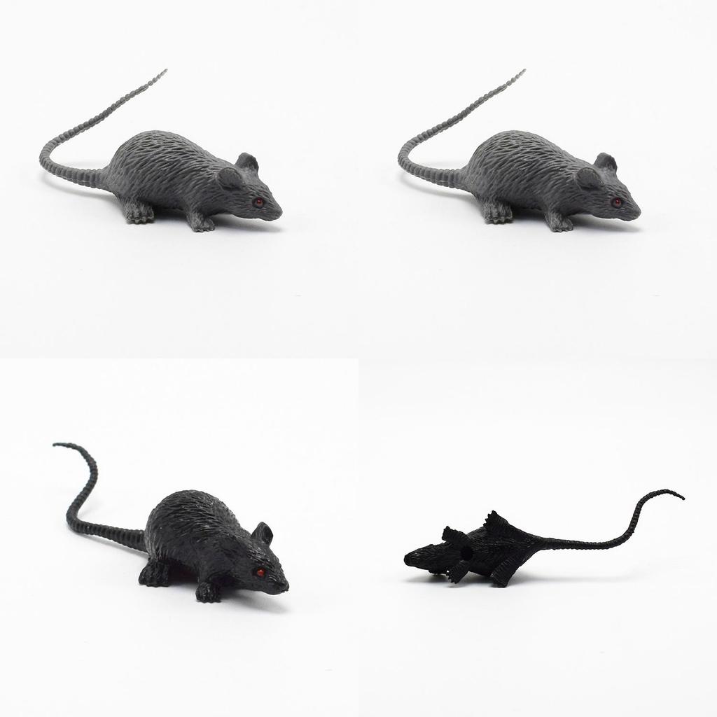 Einzigartiges Mini-Maus-Spielzeugmodell für Streiche und Halloween-Spaß, aus Kunststoff, 9 cm groß