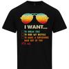 I Want It All To Break Free T-Shirt Graphic T Shirts Retro Streetwear High-quality Crew-neck Short-sleeved Men's T-shirt