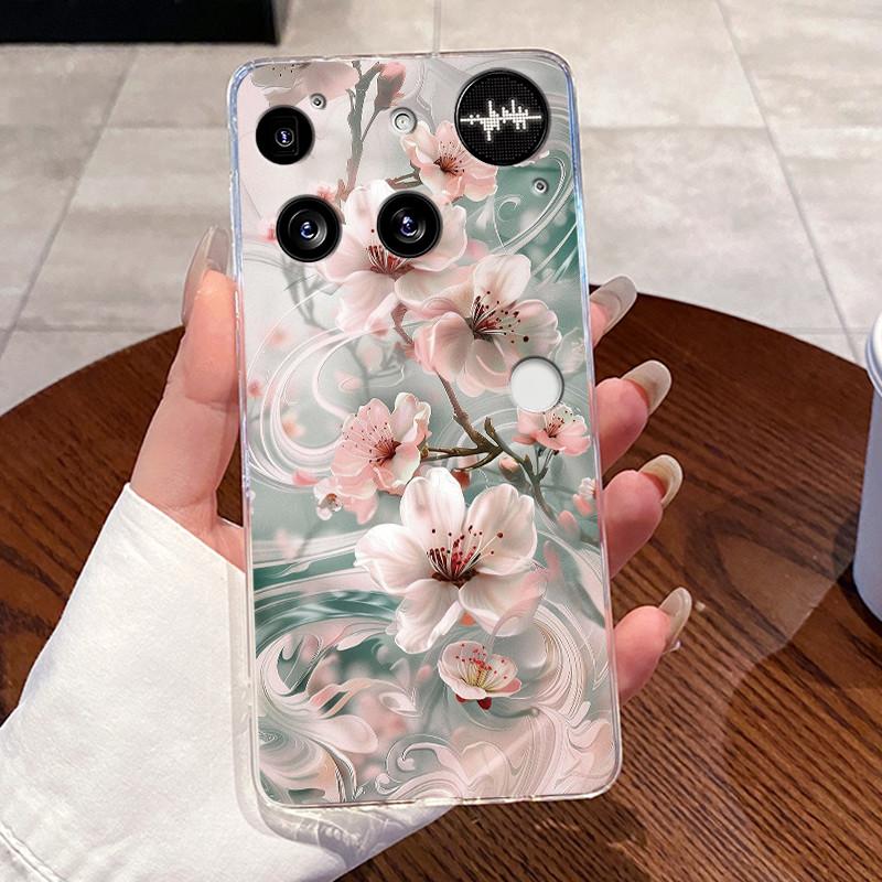 Casing For Nothing Phone (3) Case For Phone3 Back Cover Aesthetic Fashion Cute Cat Cartoon Transparent Soft Silicone Phone Case