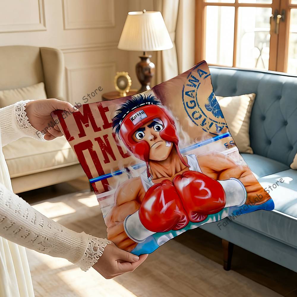 Boxing no Ippo MMakunouchi Printed Pillow Cover Cushion Case Simple Sofa Pillow Case No Pillow Core