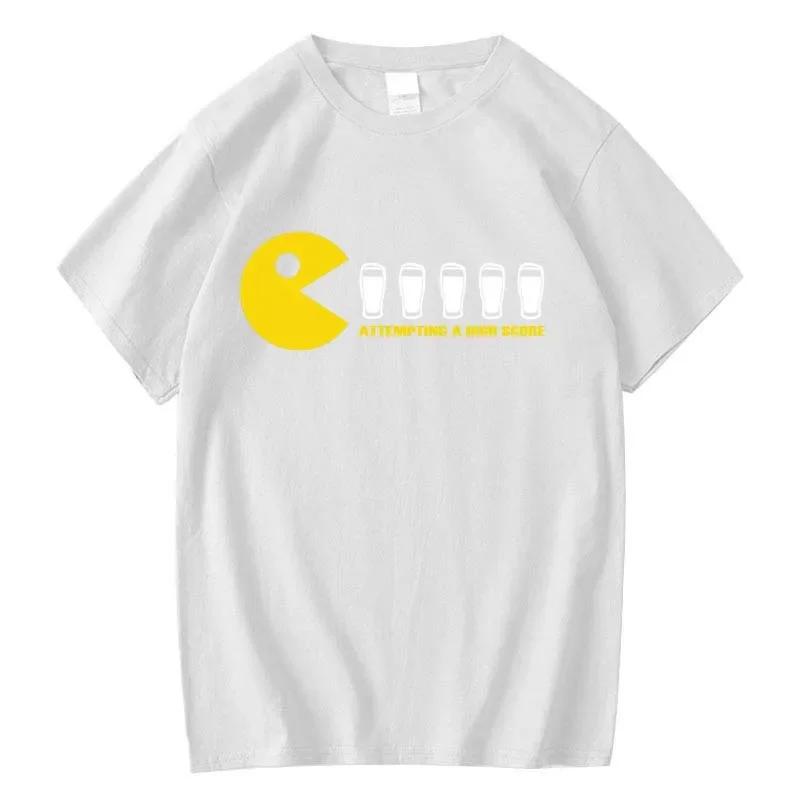 

Summer men s high-quality 100% cotton bean print casual round-neck short-sleeved T-shirt fashionable clothing top 3XL