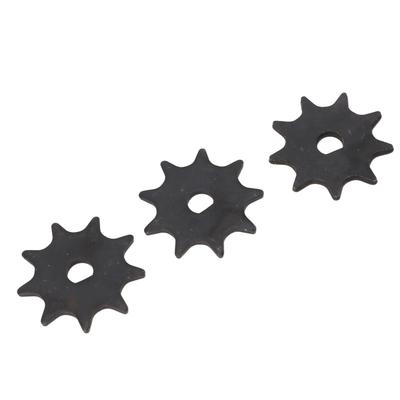 3 Stück 410 9Z Kettenrad Stahl D-Bohrung Hochgeschwindigkeitsmotor Kettenrad Kettenrad für MY1016 MY1025