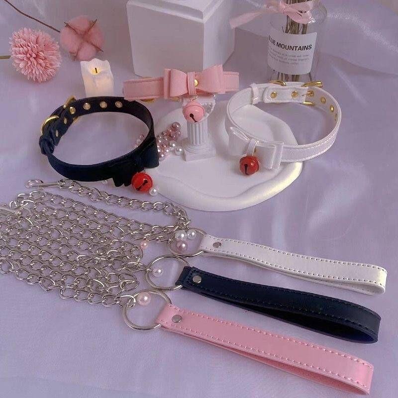 Bow Bell Choker Necklace, Sweet Delicate Couple Clavicle Neck Accessory for Women