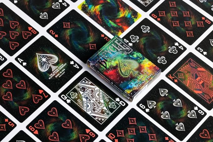 BICYCLE STARGAZER NEBULA 1 DECK Playing Cards in a Wooden Box