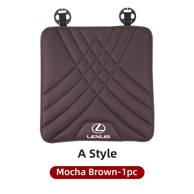Coussin de siège en soie glacée pour voiture Respirant Antidérapant Housse de siège Accessoires Pour Lexus CT ES GS NX IS250 CT200h IS300h ES300h RX400 HD7