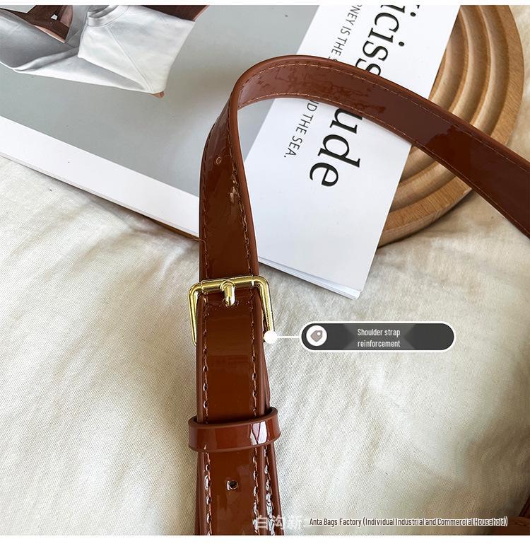 2025 Geantă de umăr de nișă versatilă de culoare solidă exclusivă pentru femei