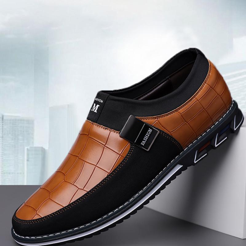 Men Leather Shoes Outdoor Fashion Men Moccasins Slip On Men Loafers Big Size 48 49 50 51 52 53 54 55 56 57 58