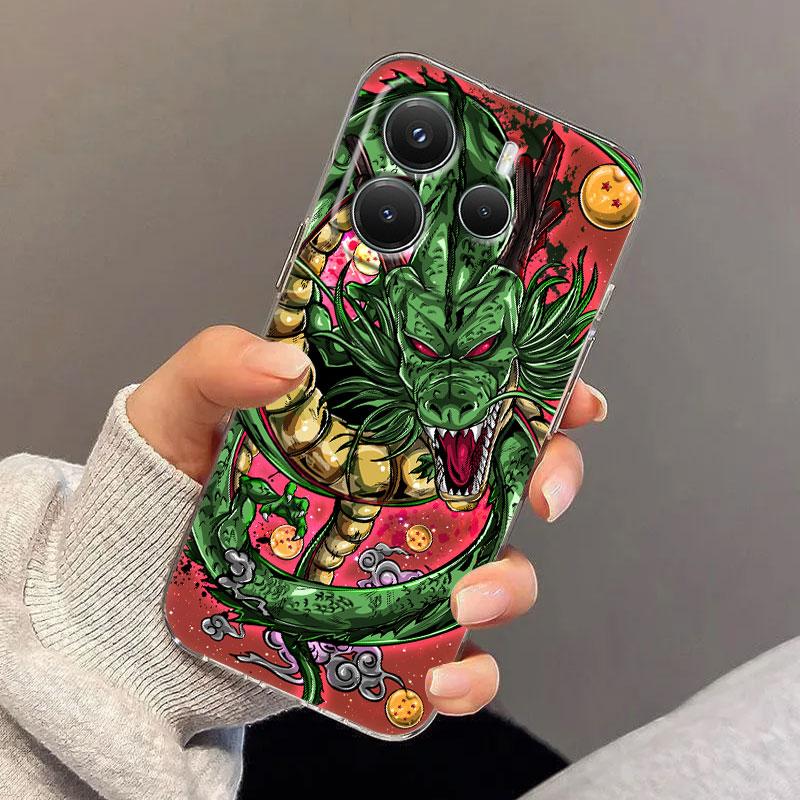 Cool DragonBalls Z Art Anime Case For Xiaomi Redmi Note 15 14 13 12 11 Pro Plus Cover For Redmi 15C 15 14C 13C Clear Phone Cases