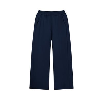Heritage Trendy Versatile Sports Casual Pants Women Bottoms Cigarette-Blue F11W628603FDB