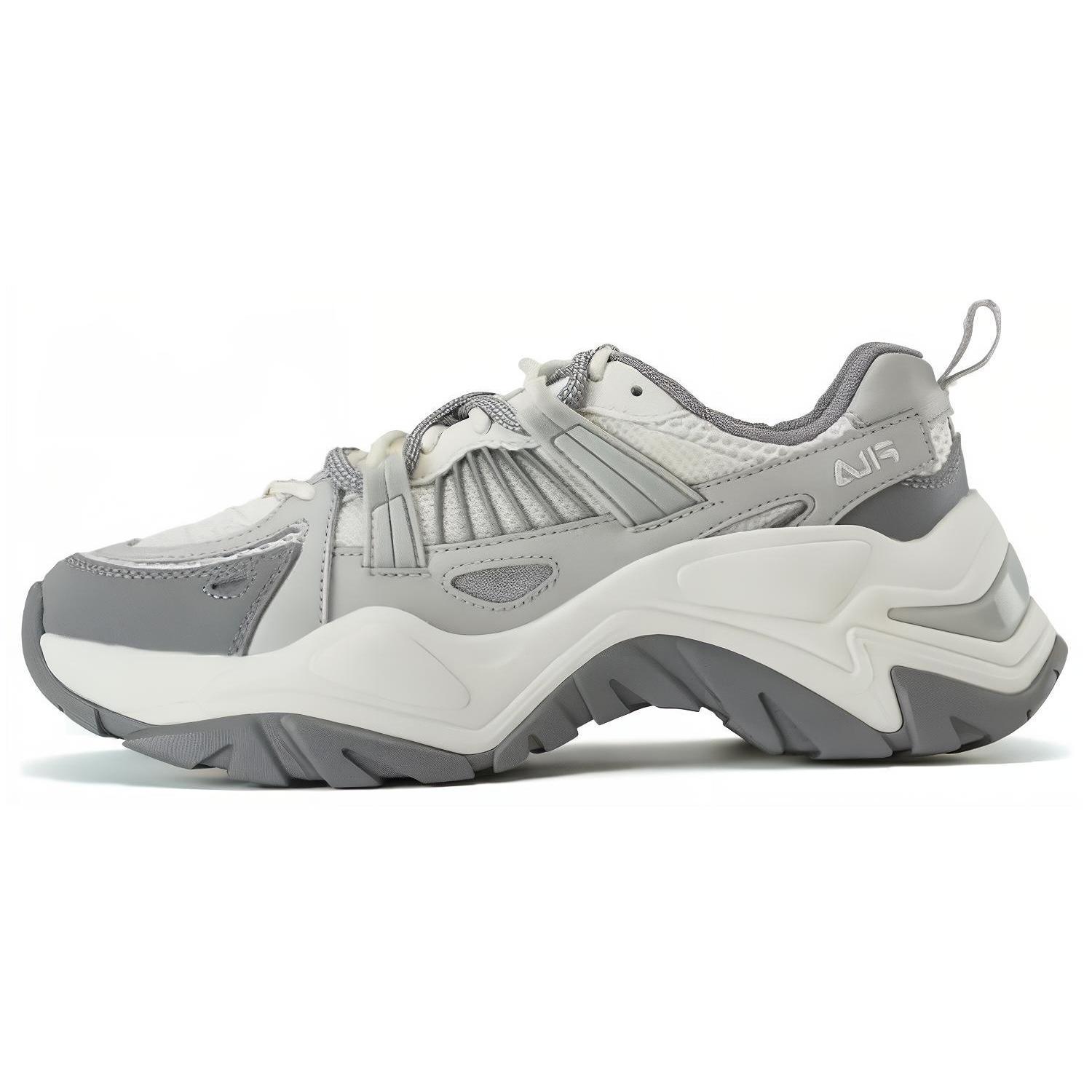 FILA SOFIA 1S + Fish Bone 1S+ Textile, Synthetic Leather Low top Chunky Sneakers Women s Gray F12W331111FGA 38