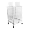 Bird Cage Rustproof Durable Metal Parrot Cage Multifunctional Large Bird Cage with Rolling Stand