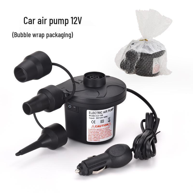 Portable Household Electric Air Pump, 110V-240V, for Car and Outdoor Use