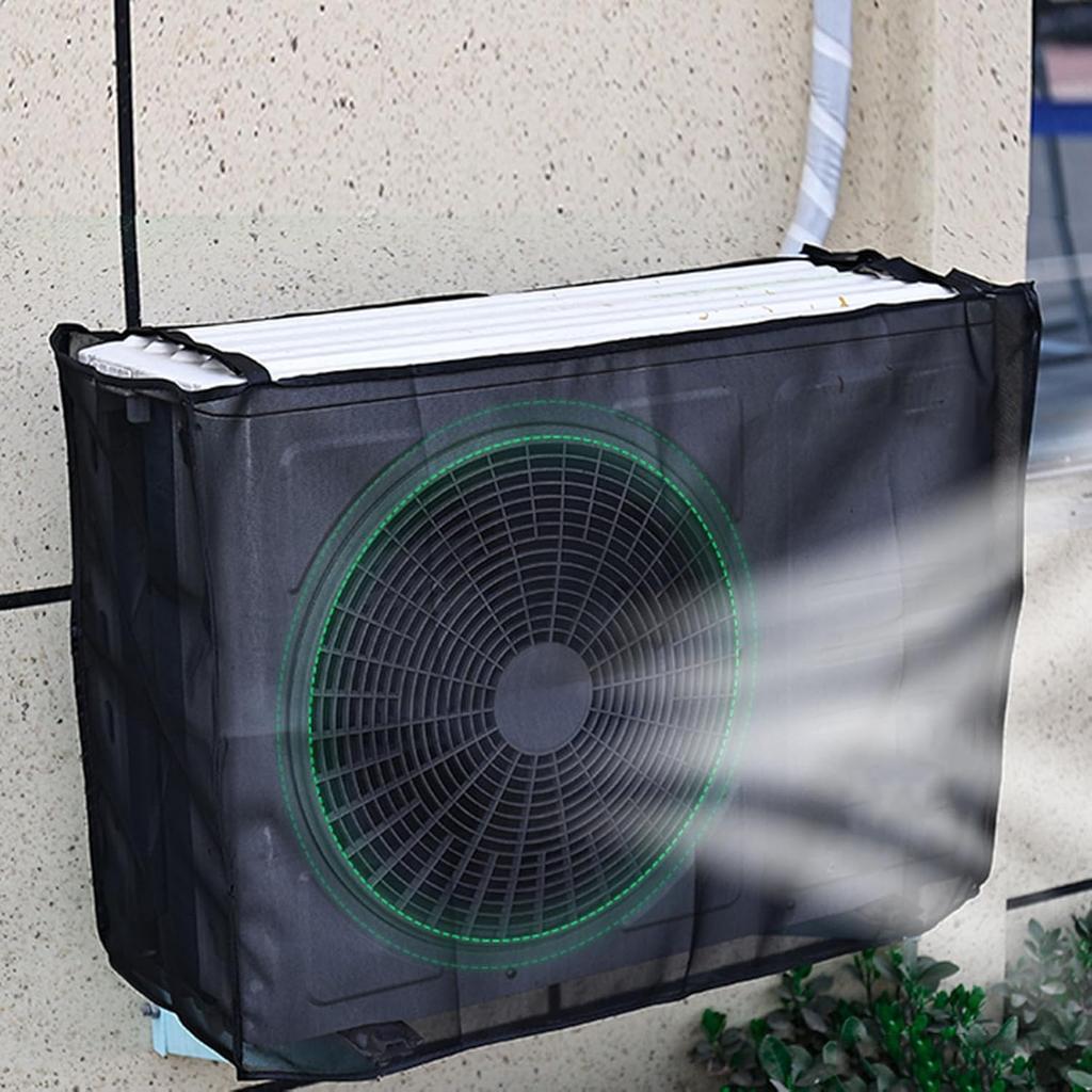 Kryt jednotky klimatizácie so sieťkou, Vonkajšia ochrana okienkej klimatizácie, Štít proti dažďu a snehu pre mini split tepelné čerpadlo/kondenzátor/kompresor