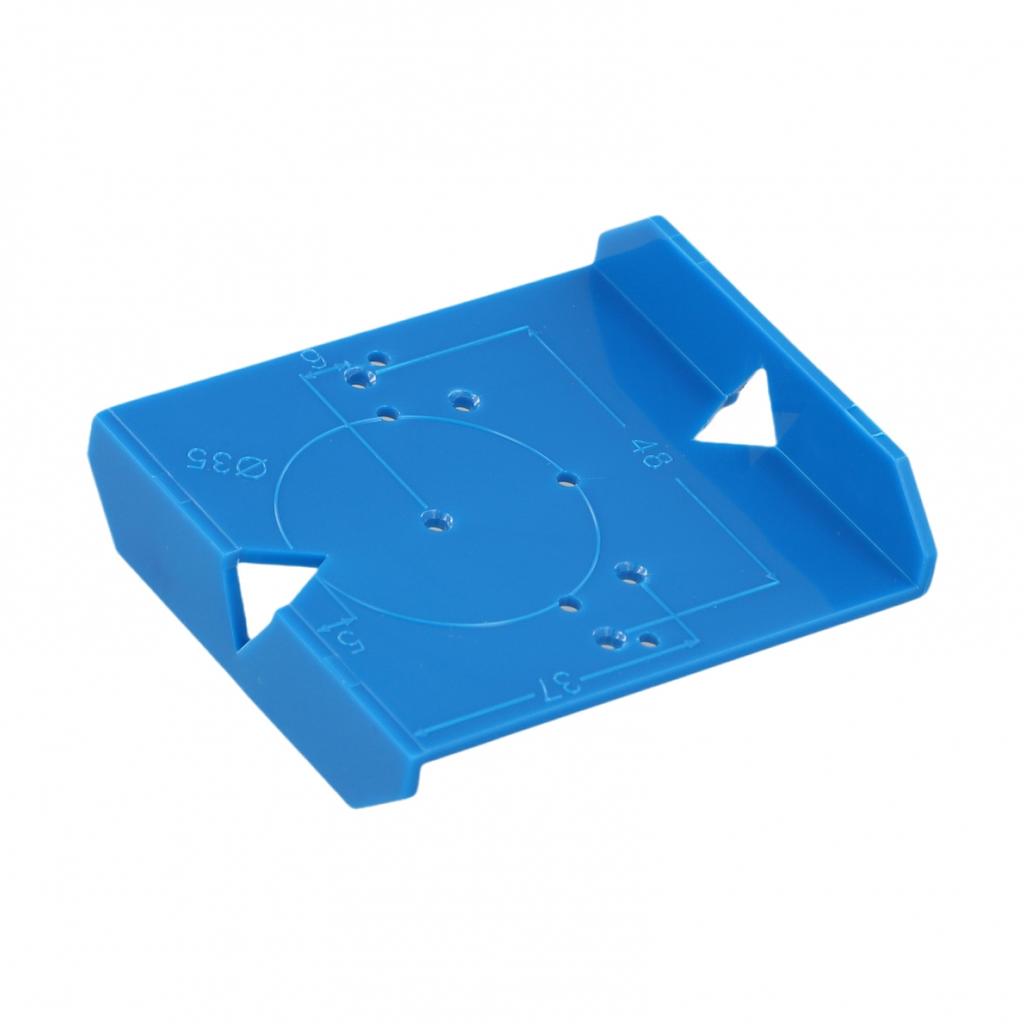 Doors Hinge Drill Guide Hole Locator 1pc 35/40mm ABS
