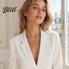 Elegant Pendant Necklace Layered Chain Necklace Y Long Beaded Choker