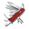 VICTORINOX Work Champ Rouge Armée Suisse a avec 21 fonctions dont un métal et un couteau en métal, outil multifonction fabriqué en Suisse, pinces, lime, scie. [Code produit