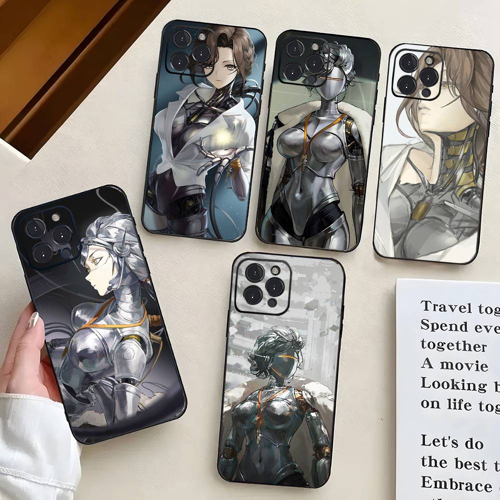 Lucy Animiertes Spiel R-Reverse 1999 Handyhülle Für IPhone 17 Air 16 15 14 13 Pro Max 11 12 Schwarze Silikonhülle