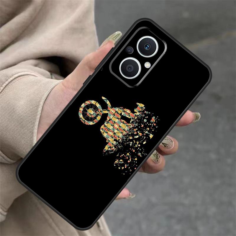 Freestyle Motocross Sport Case For OPPO Reno 14F 13F 12F 11F 10 12 13 14 Pro 7 8 Lite OPPO Find X5 X6 X8 X9 Pro Cover