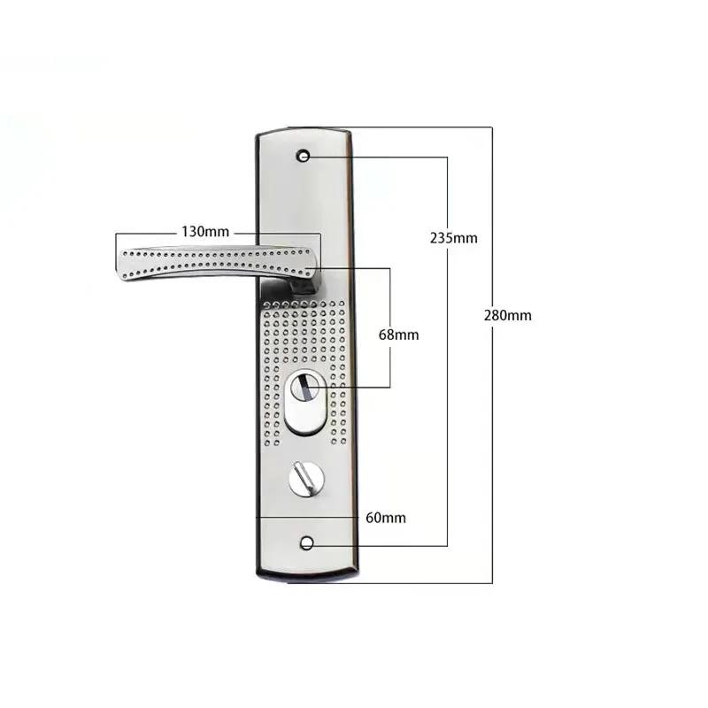 Household Hardware Universal Security Door Handle Aluminium Alloy Door Handle Thickened Panel Handle Door Lock Fittings