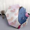 Winnie and Friends Themed Travel Umbrella-8 Ribs Automatic Opening and Closing, Portable Folding Design, Compact and Stylish Umbrella