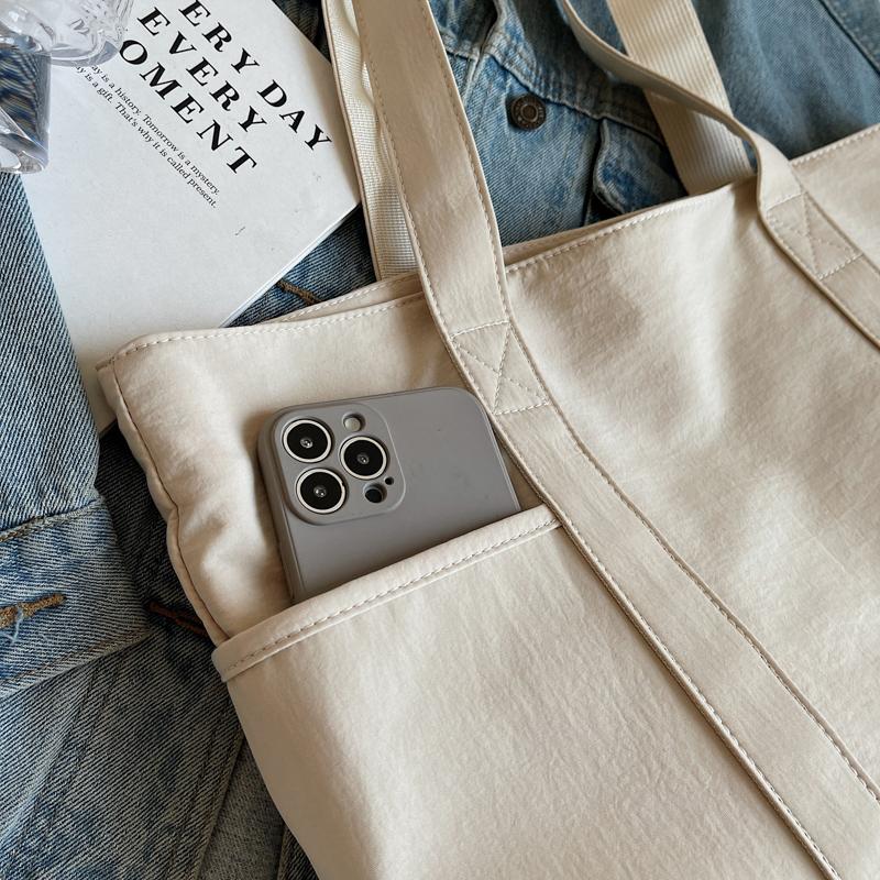 Duża pojemność płócienna torba typu tote torba damska na ramię