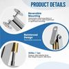2Pcs Heavy Duty Gas Struts,60N-200N Soft Close Lid Support Hinges,Lid Stay,Gas Shocks Springs, Auto Slow Lowering Lid Lifters