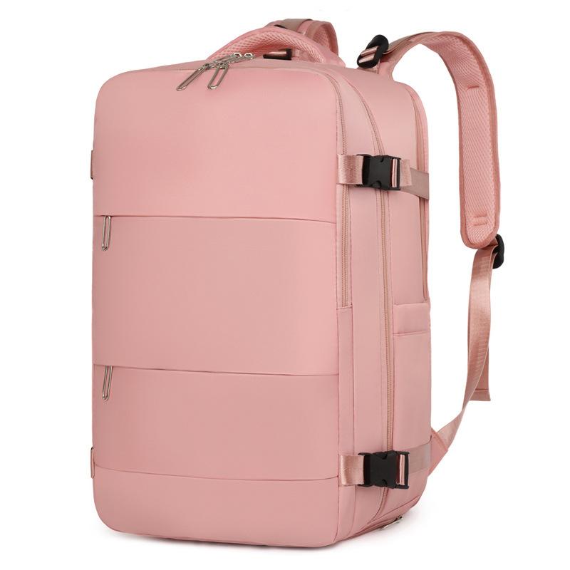 Large capacity backpack, multi-functional boarding travel bag, business travel computer bag, multi-compartment student schoolbag