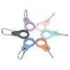 3Pcs Silicone Water Bottle buckles with Carabiner Belt Clip Secure Bottle Hanging Strap Sports Bottle hangers Holder