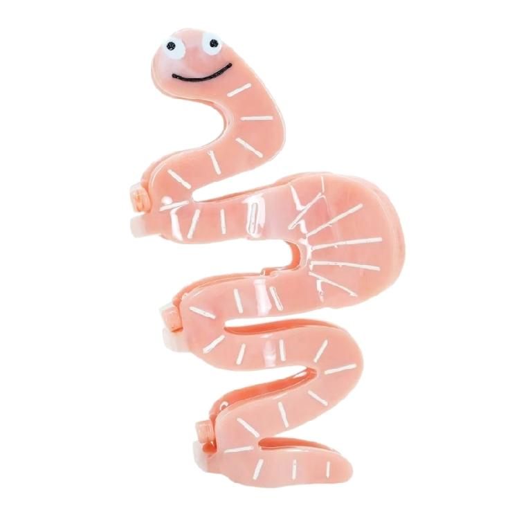 

Fashionable Hair Claw With Snake Design Practical Acrylic Hair Accessory Lightweight Plastic Hairpin For Women Teens 1