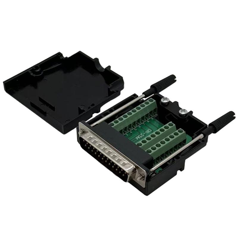 DB25 Board Module Female Adapter 25Pin Port Solderlessly for Terminal Connection and Signal Module