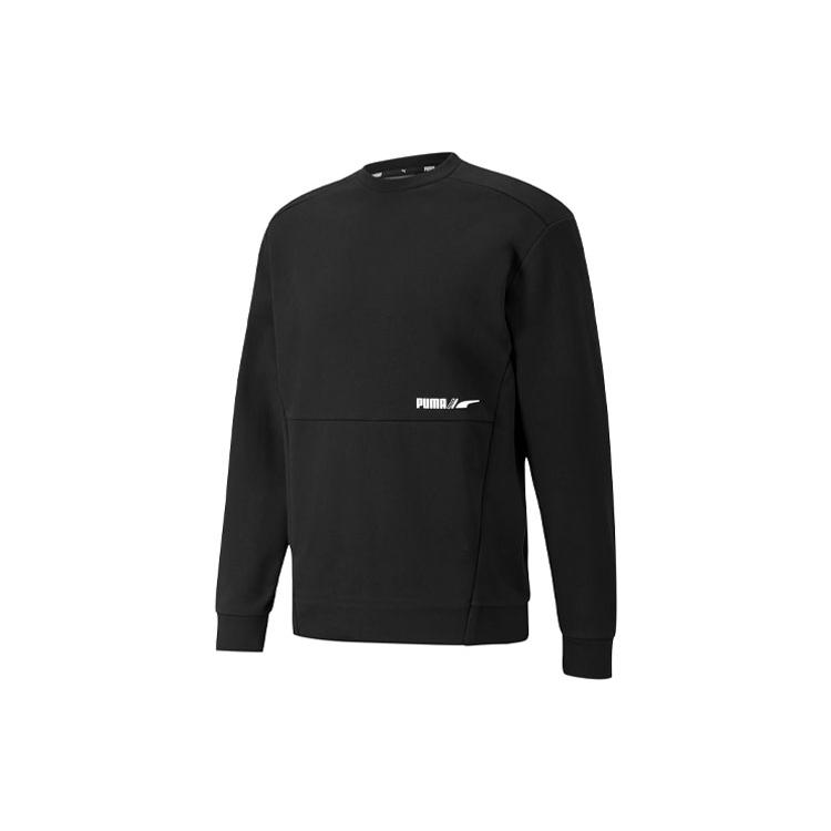 PUMA Sweatshirts Men's Black Crew Neck Thickened Regular 846545-01