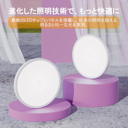 ORALUCE Compact Ceiling Light, Warm White, 18W, 1930lm, LED, One-Touch Installation, Compact, Insect-Proof, Sealed Design, Uniform Lighting, Ultra-Thi