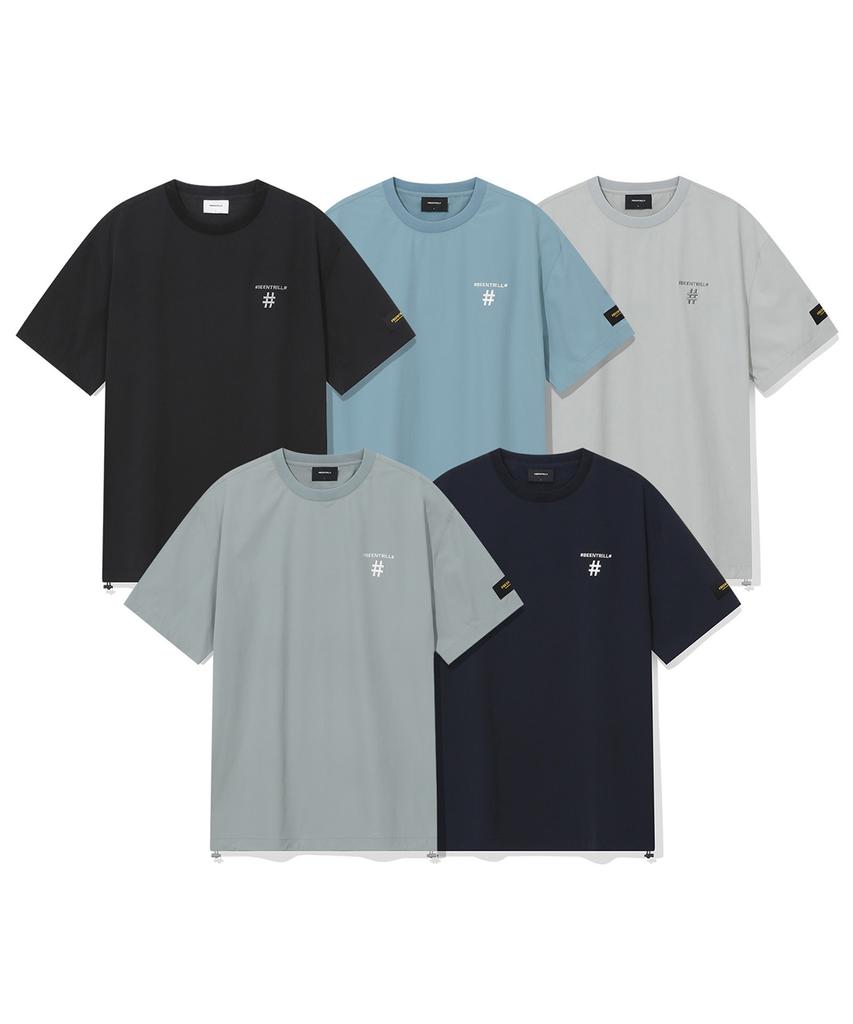 BEENTRILL Woven Tech T-Shirt (Light Khaki)