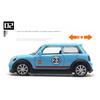 1/32 BMW Mini Cooper Oldtimer Hochsimulations-Diecast-Metalllegierungsmodellauto Rückzugsammlung Kinderspielzeug Geschenke