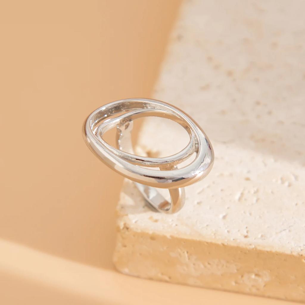 Ingemark 5 Styles Creative Boho Metal Butterfly Flowers Ring for Women Fashion Statement 2025 Adjustable Finger Ring Wed Jewelry