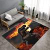 Colorful Galaxy Planet Large Carpet Feather Wind Bedroom Floor Mat